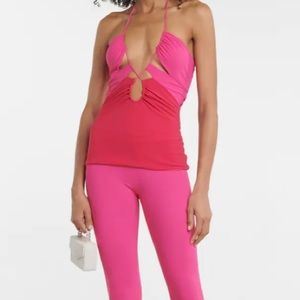 Nensi Dojaka Cutout Halterneck Top